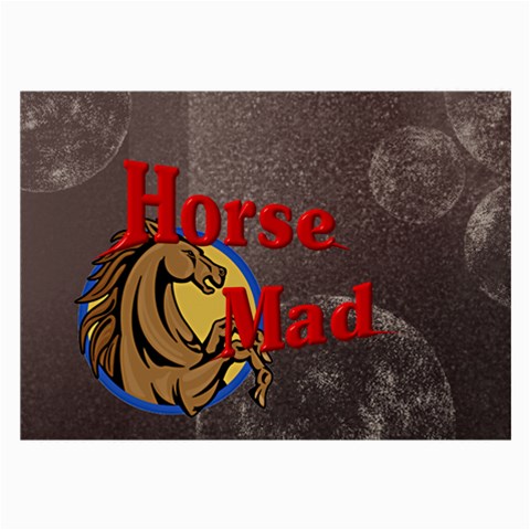 Horse mad Glasses Cloth (Large) from UrbanLoad.com Front