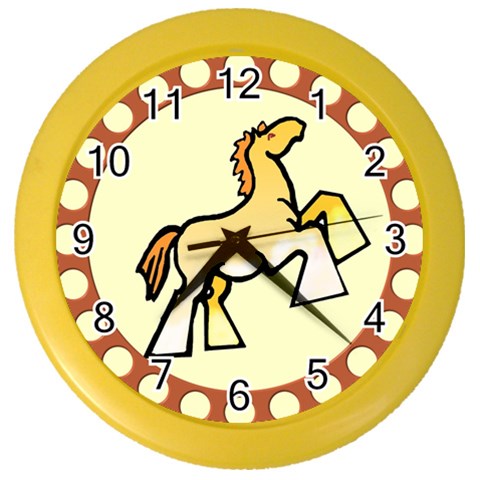 Shire horse Color Wall Clock from UrbanLoad.com Front