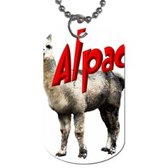 Alpaca Dog Tag (Two Sides) from UrbanLoad.com Front