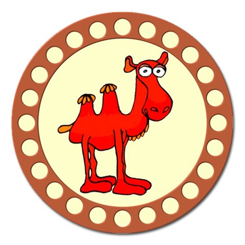 Camel Magnet 5  (Round) from UrbanLoad.com Front