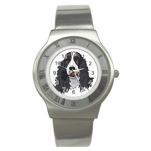 Spaniel Stainless Steel Watch from UrbanLoad.com Front