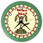 Who me? Color Wall Clock