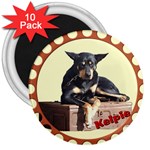 Kelpie 2 3  Magnet (10 pack)