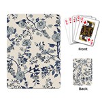 Blue Vintage Background, Blue Roses Patterns Playing Cards Single Design (Rectangle)