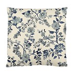 Blue Vintage Background, Blue Roses Patterns Standard Cushion Case (One Side)