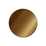 Gold, Golden Background ,aesthetic Rubber Coaster (Round)