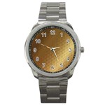 Gold, Golden Background ,aesthetic Sport Metal Watch