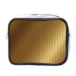 Gold, Golden Background ,aesthetic Mini Toiletries Bag (One Side)