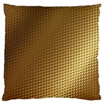 Gold, Golden Background ,aesthetic Large Premium Plush Fleece Cushion Case (One Side)