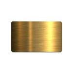 Golden Textures Polished Metal Plate, Metal Textures Magnet (Name Card)
