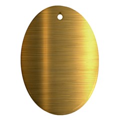 Golden Textures Polished Metal Plate, Metal Textures Oval Ornament (Two Sides) from UrbanLoad.com Front