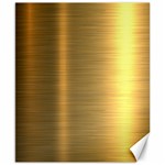 Golden Textures Polished Metal Plate, Metal Textures Canvas 8  x 10 
