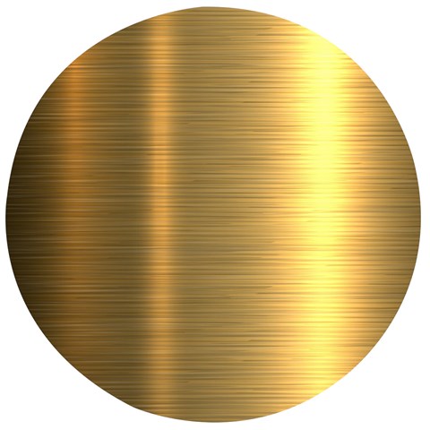 Golden Textures Polished Metal Plate, Metal Textures Wooden Bottle Opener (Round) from UrbanLoad.com Front
