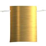 Golden Textures Polished Metal Plate, Metal Textures Lightweight Drawstring Pouch (XL)