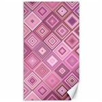 Pink Retro Texture With Rhombus, Retro Backgrounds Canvas 40  x 72 