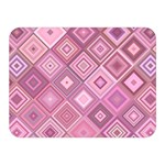 Pink Retro Texture With Rhombus, Retro Backgrounds Two Sides Premium Plush Fleece Blanket (Mini)