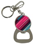 Pink-blue Retro Background, Retro Backgrounds, Lines Bottle Opener Key Chain