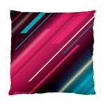 Pink-blue Retro Background, Retro Backgrounds, Lines Standard Cushion Case (Two Sides)