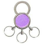 Purple Paper Texture, Paper Background 3-Ring Key Chain