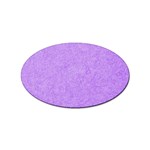 Purple Paper Texture, Paper Background Sticker (Oval)