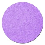 Purple Paper Texture, Paper Background Magnet 5  (Round)