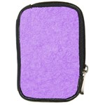 Purple Paper Texture, Paper Background Compact Camera Leather Case