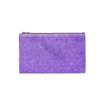 Purple Paper Texture, Paper Background Cosmetic Bag (Small)