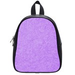 Purple Paper Texture, Paper Background School Bag (Small)