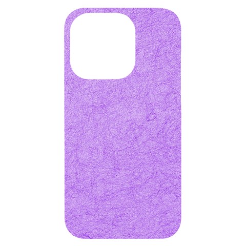Purple Paper Texture, Paper Background iPhone 14 Pro Black UV Print Case from UrbanLoad.com Front