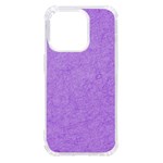 Purple Paper Texture, Paper Background iPhone 14 Pro TPU UV Print Case