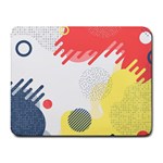 Red White Blue Retro Background, Retro Abstraction, Colored Retro Background Small Mousepad