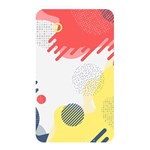 Red White Blue Retro Background, Retro Abstraction, Colored Retro Background Memory Card Reader (Rectangular)