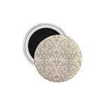 Retro Texture With Ornaments, Vintage Beige Background 1.75  Magnets