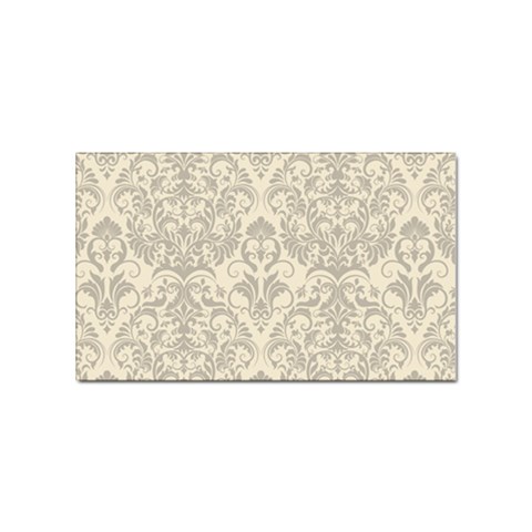 Retro Texture With Ornaments, Vintage Beige Background Sticker Rectangular (10 pack) from UrbanLoad.com Front