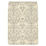 Retro Texture With Ornaments, Vintage Beige Background Removable Flap Cover (L)