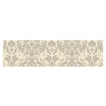 Retro Texture With Ornaments, Vintage Beige Background Oblong Satin Scarf (16  x 60 )