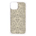 Retro Texture With Ornaments, Vintage Beige Background iPhone 13 TPU UV Print Case