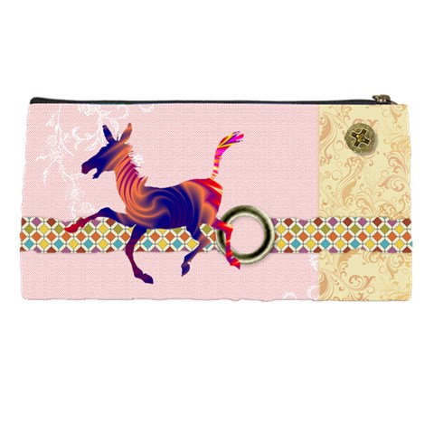 Funny Donkey Pencil Case from UrbanLoad.com Back
