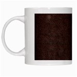 Black Leather Texture Leather Textures, Brown Leather Line White Mug