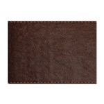 Black Leather Texture Leather Textures, Brown Leather Line Sticker A4 (10 pack)