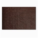 Black Leather Texture Leather Textures, Brown Leather Line Postcard 4 x 6  (Pkg of 10)