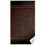 Black Leather Texture Leather Textures, Brown Leather Line Canvas 40  x 72 