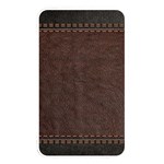 Black Leather Texture Leather Textures, Brown Leather Line Memory Card Reader (Rectangular)