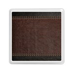 Black Leather Texture Leather Textures, Brown Leather Line Memory Card Reader (Square)
