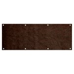 Black Leather Texture Leather Textures, Brown Leather Line Banner and Sign 8  x 3 