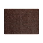 Black Leather Texture Leather Textures, Brown Leather Line Premium Plush Fleece Blanket (Mini)