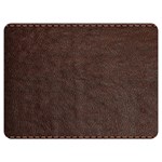 Black Leather Texture Leather Textures, Brown Leather Line Premium Plush Fleece Blanket (Extra Small)
