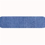 Blue Denim Texture Macro, Blue Denim Background, Jeans Background, Jeans Textures, Fabric Background Large Bar Mat