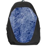 Blue Grunge Texture, Wall Texture, Blue Retro Background Backpack Bag