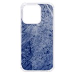 Blue Grunge Texture, Wall Texture, Blue Retro Background iPhone 14 Pro TPU UV Print Case